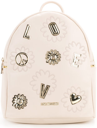Love Moschino top handle medium backpack - women - Polyurethane - One Size