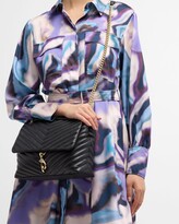 Thumbnail for your product : Rebecca Minkoff Edie Quilted Leather Flap Shoulder Bag