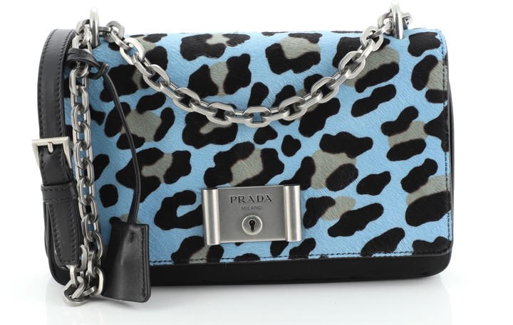 prada tessuto flap shoulder bag