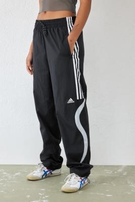 パンツ 90s Adidas Wide Track Pants SOLD vintage Adidas track pants ❤️‍🔥 black with 3 pink