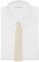 Thumbnail for your product : Givenchy 4g-logo Silk-faille Tie - Cream
