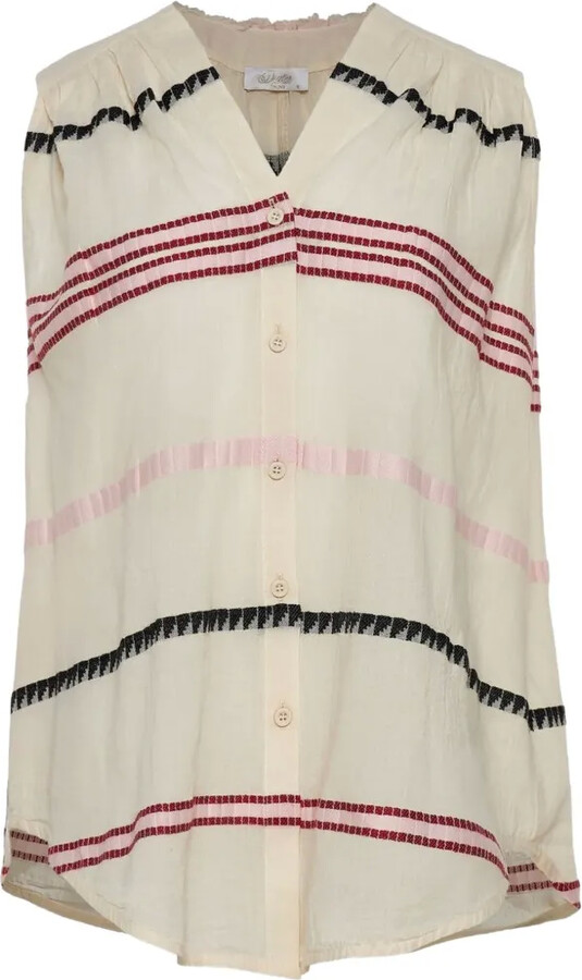 Devotion Striped Sleeveless Shirt