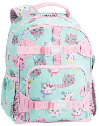 mackenzie aqua pink princess kitty backpacks