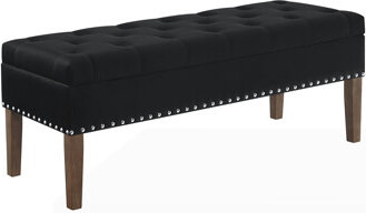 Fourlampser Tufted Bench with Storage