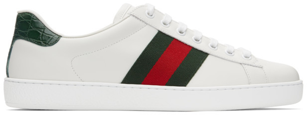 white sneakers for men gucci