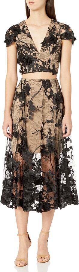 dress the population juliana two piece