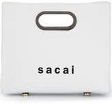 Thumbnail for your product : Sacai logo print tote bag