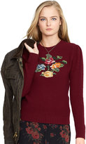 Thumbnail for your product : Polo Ralph Lauren Intarsia-Knit Floral Sweater