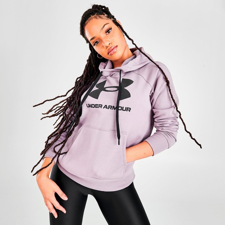 womens purple under armour hoodie