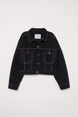 H&M Short Denim Jacket - Black
