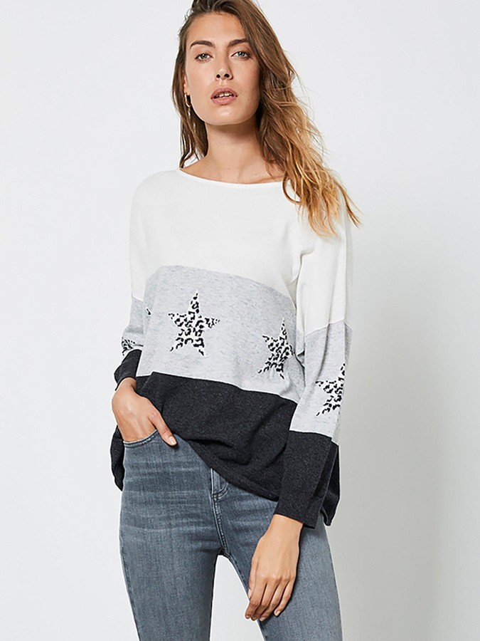 mint velvet animal star jumper