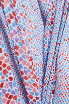 Thumbnail for your product : See by Chloe Printed Cotton And Silk-blend Crepon Maxi Dress