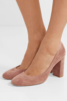 Thumbnail for your product : Gianvito Rossi 85 Suede Pumps - Brown