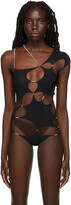 Thumbnail for your product : Rui Black Asymmetrical Bodysuit