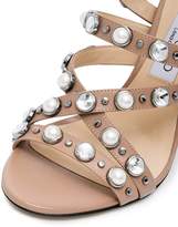 Thumbnail for your product : Jimmy Choo Pink Jewel Moore 100 leather sandals
