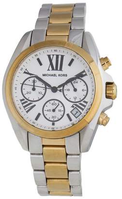Michael Kors Bradshaw MK5912 Silver and Gold-Tone Stainless Steel Chronograph 36mm Watch