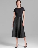 Thumbnail for your product : Lafayette 148 New York Mirna Faux Leather Midi Dress