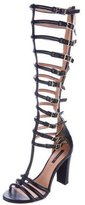 Thumbnail for your product : Rachel Zoe Leather Knee-High Gladiators