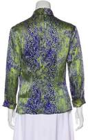 Thumbnail for your product : Celine Printed Long Sleeve Top