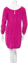 Thumbnail for your product : Loeffler Randall Silk Three-Quarter Sleeve Dress