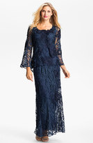 Thumbnail for your product : Soulmates Three Piece Embroidered Jacket & Skirt Set