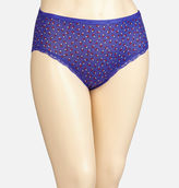 Thumbnail for your product : Avenue Twin Heart Cotton Modern Brief Panty with Lace