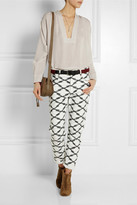 Thumbnail for your product : Isabel Marant Zora silk-georgette top