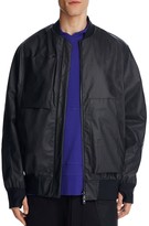 Thumbnail for your product : Y-3 Reversible Laminated Cotton Bomber Jacket