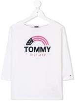 Thumbnail for your product : Tommy Hilfiger Junior branded T-shirt