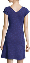 Thumbnail for your product : Marc New York 1609 Marc New York by Andrew Marc Dot Jacquard Fit-and-Flare Dress, Purple