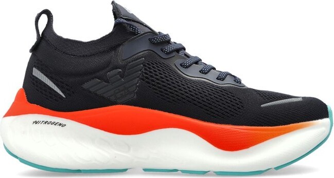 EA7 Emporio Armani Logo Printed Lace-Up Sneakers