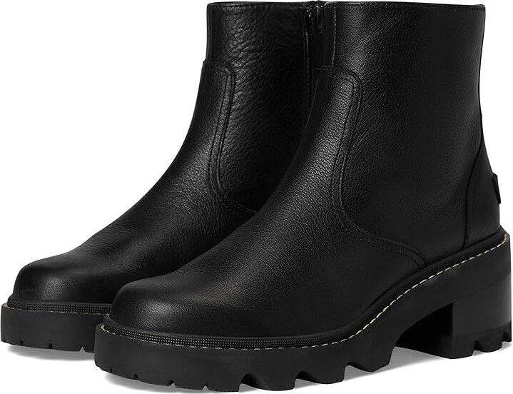 Sorel Joan Now Zip Bootie Women's Boots Tobacco/Blackened Brown : 9.5 B - Medium, Leather