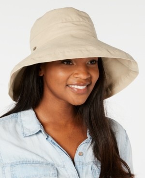 scala hats medium brim cotton hat