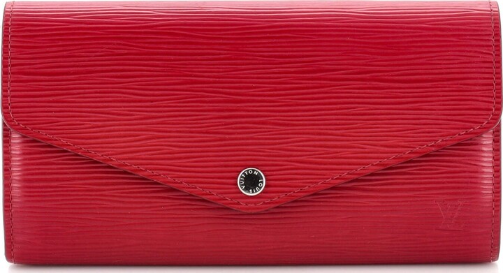 Louis Vuitton Rouge Fauviste Monogram Vernis Sarah Wallet - ShopStyle