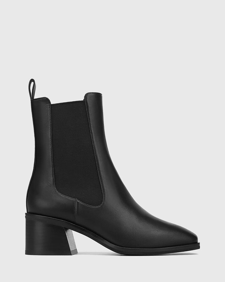 Wittner Orleans Leather Elastic Gusset Ankle Boots ShopStyle