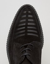 Thumbnail for your product : Religion Suede Creeper Derby Shoes