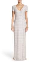 Thumbnail for your product : St. John Sequin Scallop Knit Column Gown