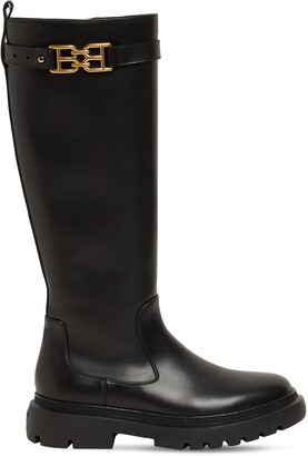 Bally 30mm Gaila Leather Tall Boots
