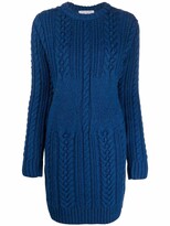Thumbnail for your product : Philosophy di Lorenzo Serafini Cable-Knit Mini Dress