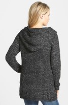 Thumbnail for your product : DREAMERS BY DEBUT Marled Hooded Cardigan (Juniors)