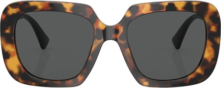 Versace Angular Shaped Sunglasses \u201e4387\u201c black Accessories Sunglasses Angular Shaped Sunglasses 