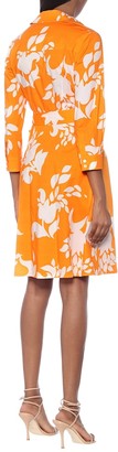 Carolina Herrera Floral stretch-cotton shirt dress