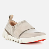 Thumbnail for your product : Clarks Women's Tri Gardenia Leather Trainers - Light Grey