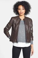 Thumbnail for your product : Marc New York 1609 Marc New York by Andrew Marc Marc New York Front Zip Leather Jacket (Online Only)