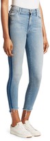 Thumbnail for your product : Mother Racing Stripe Ankle Skinny Jeans