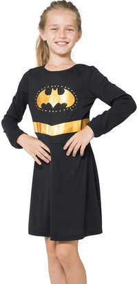 Intimo Girls' Nightgowns PR770 - Batgirl Black & Gold Nightgown - Toddler