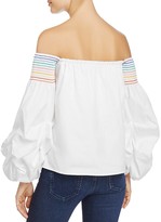 Thumbnail for your product : Petersyn Audrey Smocked Off-the-Shoulder Top