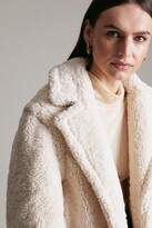 Thumbnail for your product : Karen Millen Short Borg Coat