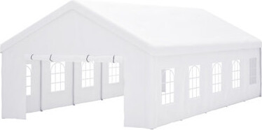 Polyfurniture 16x32FT Party Tent Canopy with Removable Walls for Weddings BBQs and Outdoor Events