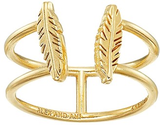 Alex and Ani Feather Ring Ring